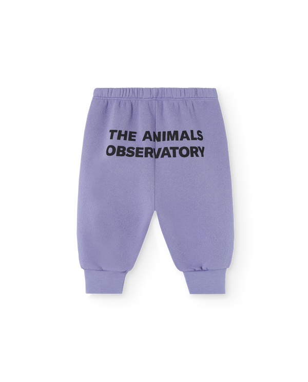 Purple Sloth Baby Sweatpants PRODUCT BACK