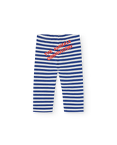 Blue Stripes Penguin Baby Leggings PRODUCT BACK