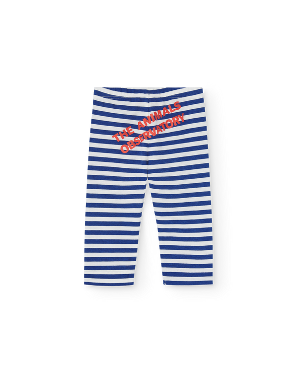 Blue Stripes Penguin Baby Leggings PRODUCT BACK
