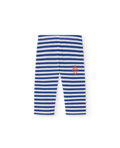 Blue Stripes Penguin Baby Leggings PRODUCT FRONT