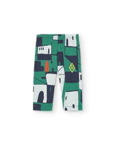 Green Penguin Baby Leggings PRODUCT FRONT