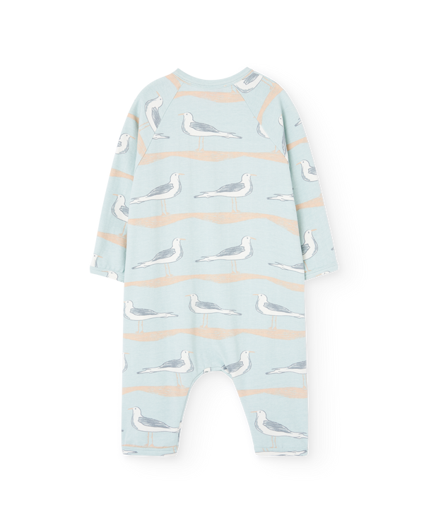 Celeste Owl Baby Onesie PRODUCT BACK