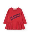 Red Wildebeest Baby Dress