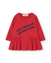 Red Wildebeest Baby Dress PRODUCT FRONT
