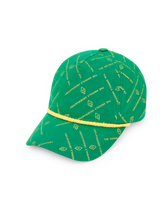 Green Allover Hamster Cap PRODUCT FRONT