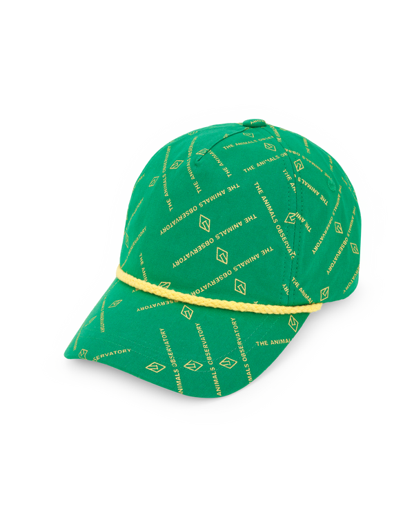Green Allover Hamster Cap PRODUCT FRONT