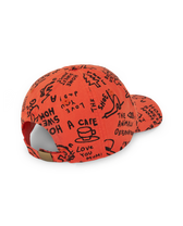 Red hamster cap PRODUCT BACK