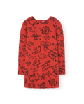 Red bug dress