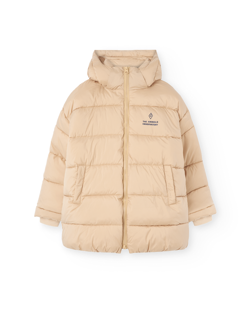Beige Lemur Padded Jacket
