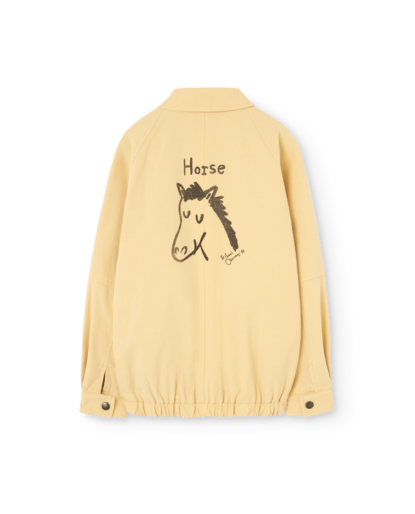 Beige Tiger Jacket PRODUCT BACK