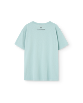 Light Blue Rooster T-Shirt PRODUCT BACK