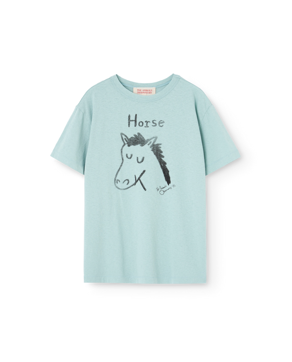 Light Blue Rooster T-Shirt PRODUCT FRONT