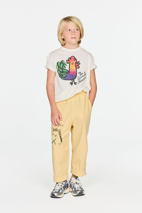 White Rooster T-Shirt MODEL FRONT