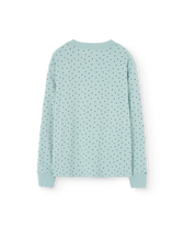 Light Blue Dog Long Sleeve T-Shirt PRODUCT BACK