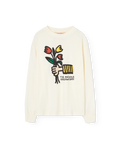 White Dog Long Sleeve T-Shirt