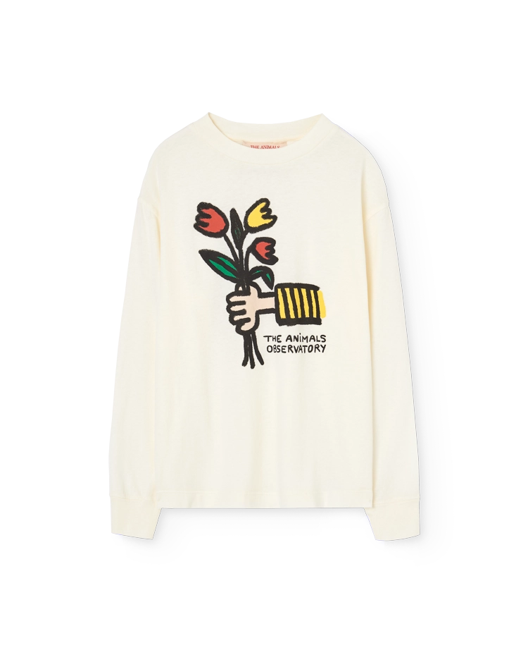 White Dog Long Sleeve T-Shirt COVER