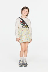 White Dog Long Sleeve T-Shirt MODEL FRONT