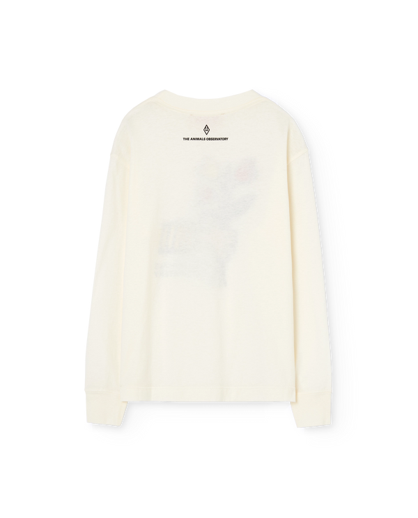 White Dog Long Sleeve T-Shirt PRODUCT BACK