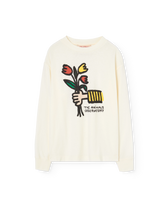 White Dog Long Sleeve T-Shirt PRODUCT FRONT