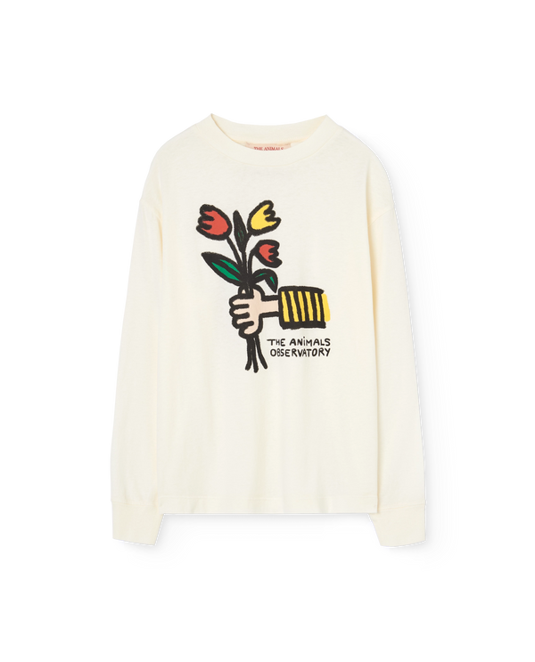 White Dog Long Sleeve T-Shirt PRODUCT FRONT