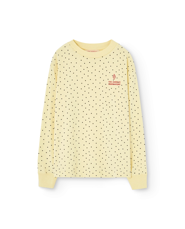 Light Yellow Dog Long Sleeve T-Shirt COVER