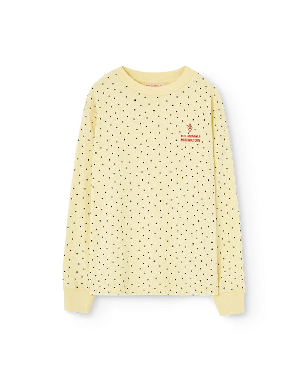 Light Yellow Dog Long Sleeve T-Shirt PRODUCT FRONT