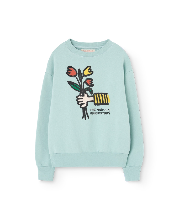 Light Blue Bear Sweatshirt COVER