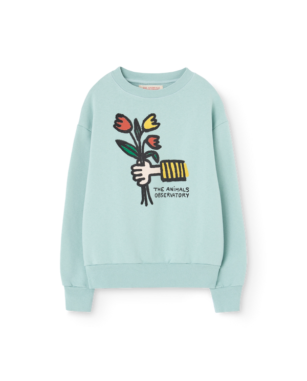 Light Blue Bear Sweatshirt PRODUCT FRONT