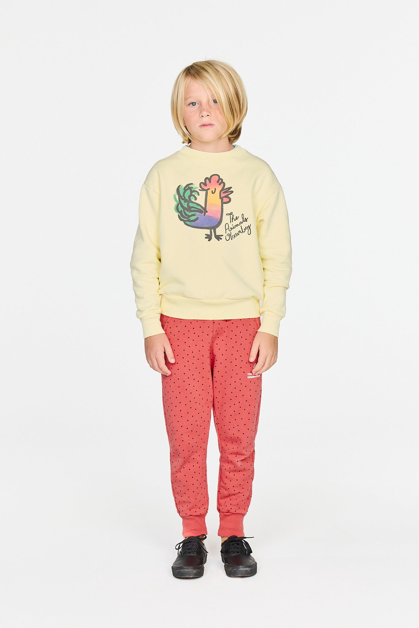 Light Yellow Bear Sweatshirt MODEL FRONT