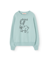 Light Blue Shark Sweatshirt PRODUCT FRONT