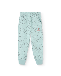 Light Blue Panther Sweatpants COVER