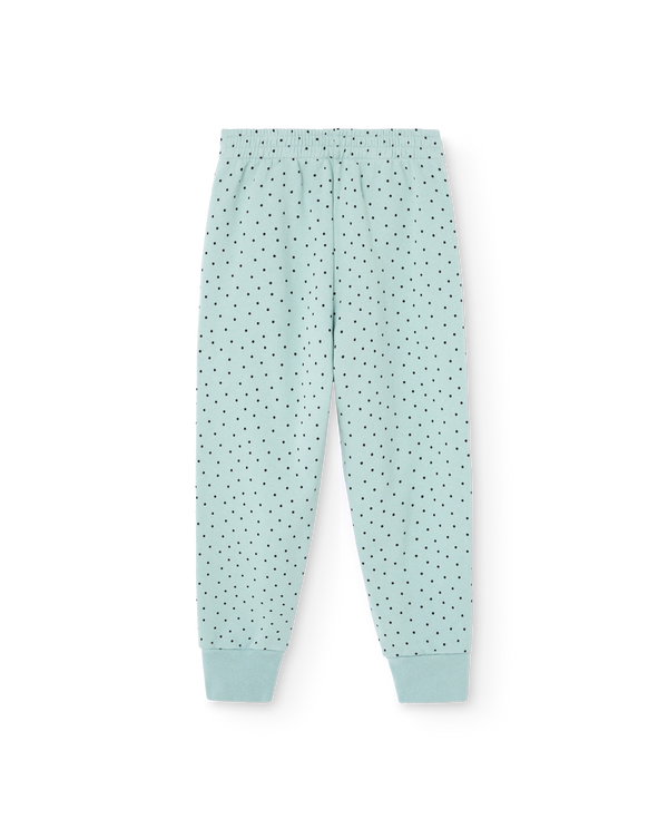 Light Blue Panther Sweatpants PRODUCT BACK