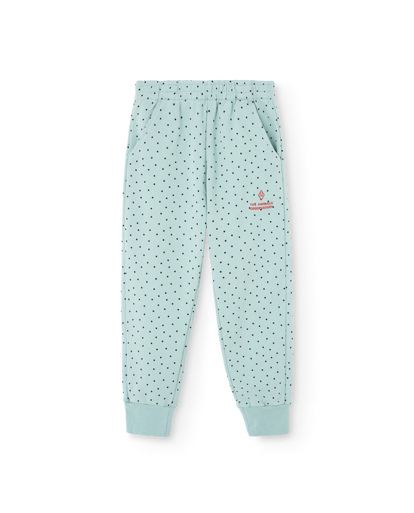 Light Blue Panther Sweatpants PRODUCT FRONT