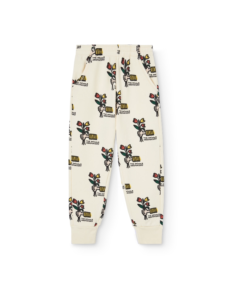 White Panther Sweatpants COVER