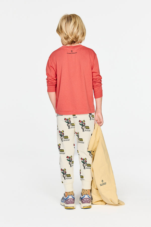 White Panther Sweatpants MODEL BACK