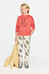 White Panther Sweatpants MODEL FRONT