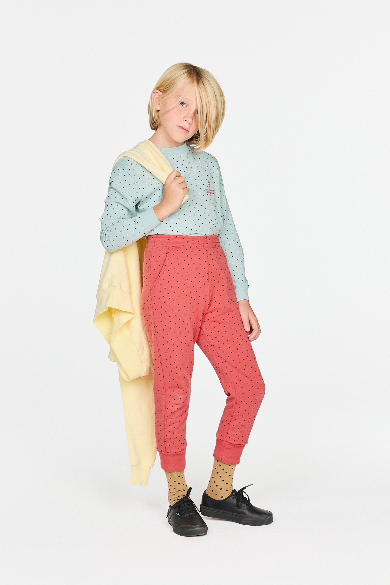 Red Panther Sweatpants MODEL FRONT