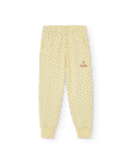 Light Yellow Panther Sweatpants