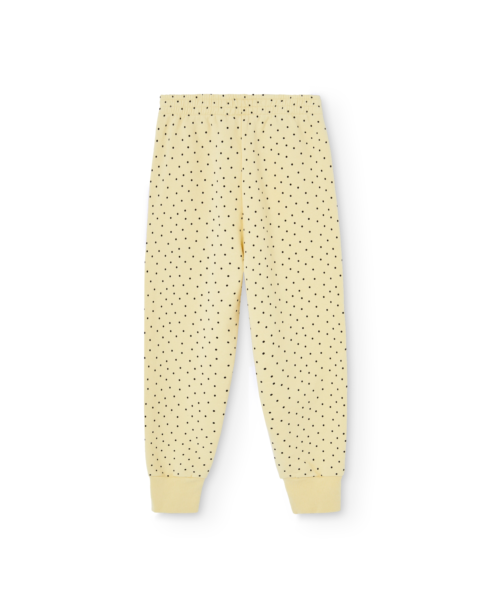 Light Yellow Panther Sweatpants PRODUCT BACK