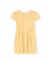 Beige Hummingbird Dress PRODUCT BACK
