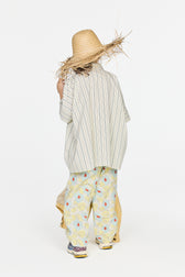 Striped Kangaroo Shirt MODEL BACK