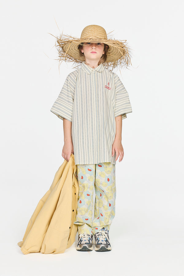 Striped Kangaroo Shirt MODEL FRONT
