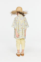 Floral Kangaroo Shirt MODEL BACK