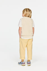 Beige Elephant Pants MODEL BACK