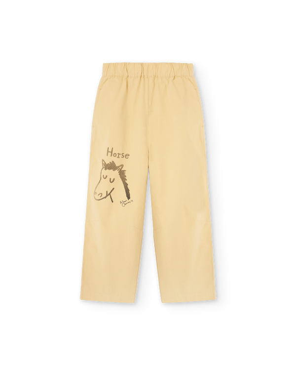 Beige Elephant Pants PRODUCT FRONT