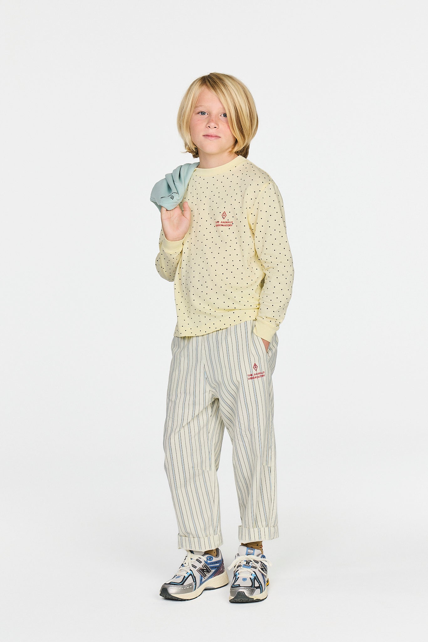 Striped Elephant Pants MODEL FRONT