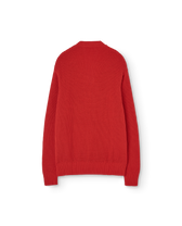 Red Racoon Cardigan PRODUCT BACK