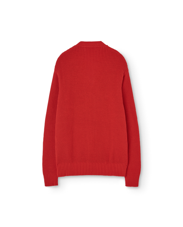 Red Racoon Cardigan PRODUCT BACK