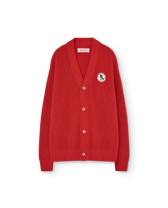 Red Racoon Cardigan PRODUCT FRONT