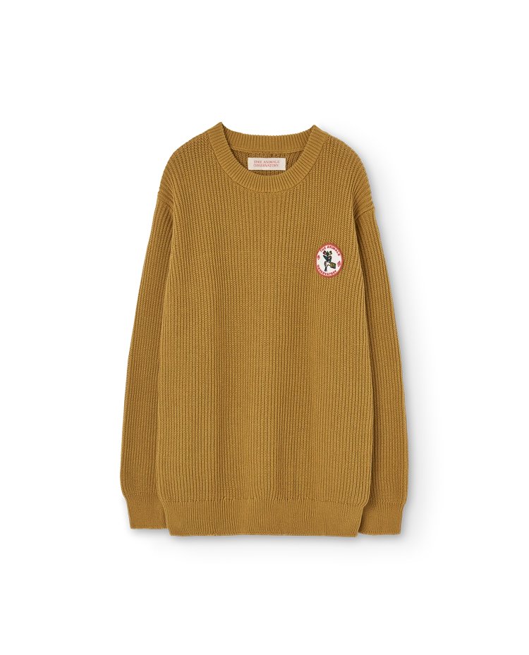 Beige Bull Sweater COVER
